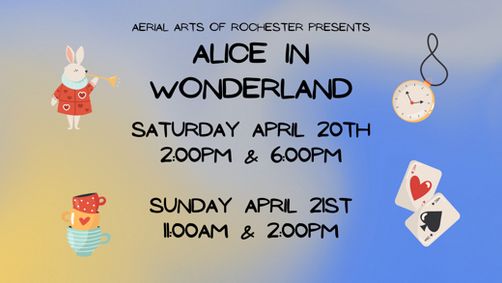 Alice in Wonderland show poster