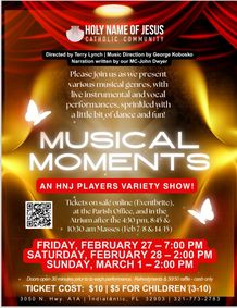 Musical Moments: An HNJ Players Variety Show! show poster