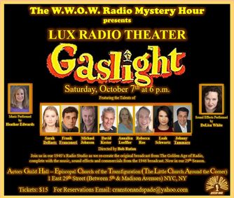 WWOW Radio Mystery Hour - Lux Radio Theater show poster