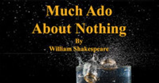 Much Ado About Nothing show poster