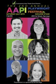 2nd Annual AAPI Playwright Festival show poster