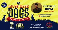GEORGE BIRGE LIVE -FEB 21 - PALM CITY - TACOS BEER and DOGS COUNTRY CONCERT in Miami Metro