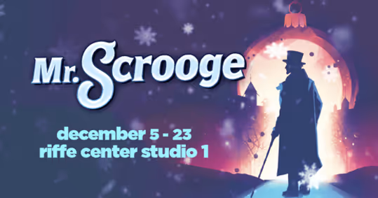 Mr. Scrooge show poster