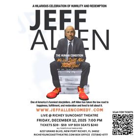 Jeff Allen: The Human Condition - We're Still Not There Yet Tour show poster