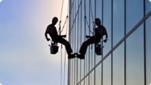 Suspended show poster