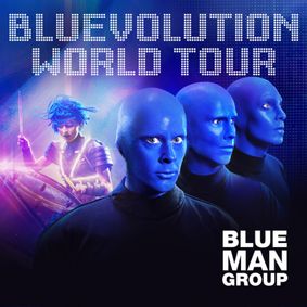Blue Man Group show poster