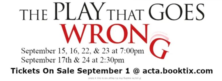 The Play That Goes Wrong show poster