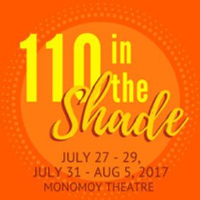 110 in the Shade show poster