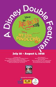 Disney Couble Feature: The Aristocrats Kids & My Son Pinocchio Jr show poster
