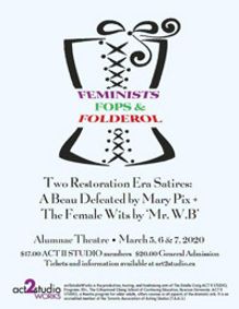 Feminists, Fops, & Folderol show poster