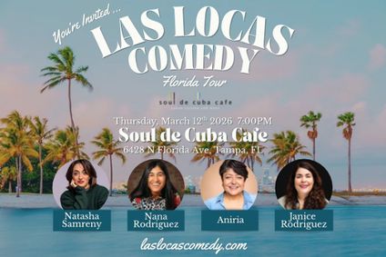 Las Locas Comedy Florida Tour - Tampa - 3/12/26 show poster
