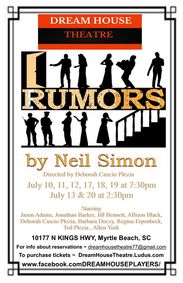 Neil Simon's Rumors show poster