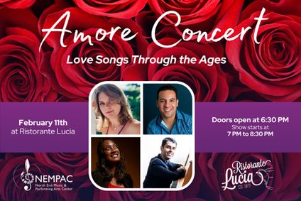 Amore Concert - Love Songs Through the Ages show poster