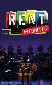 RENT In Concert show poster