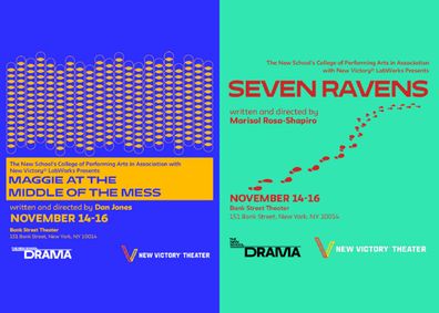 New School Drama and New Victory LabWorks Present: Maggie at the Middle of the Mess & Seven Ravens show poster