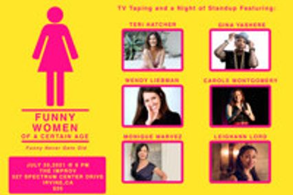 TV Taping Funny Women Of A Certain Age show poster