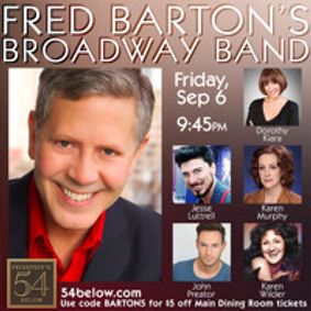 Fred Barton's Broadway Band show poster