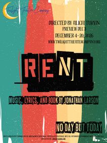 RENT show poster