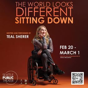 The World Looks Different Sitting Down show poster