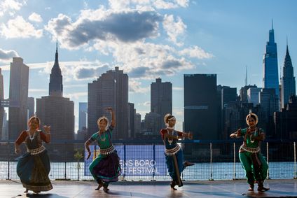 Performances at Hunter's Point South Park LIC show poster