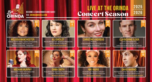 Live At the Orinda 2025-2026 Concert Season show poster