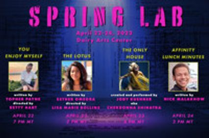 Local Lab new play festival show poster