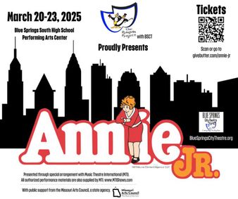 Annie Jr. show poster