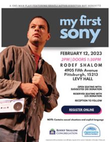 My First Sony show poster