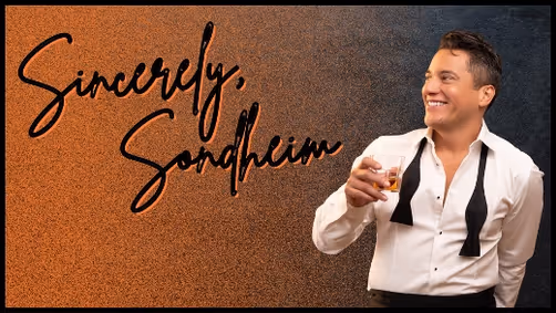 Sincerely, Sondheim show poster