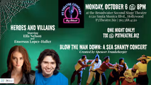 P3 Theatre's Cozy Cabaret: Heroes and Villains & Blow the Man Down: A Sea Shanty Concert in Los Angeles