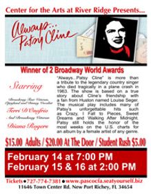 Always, Patsy Cline show poster