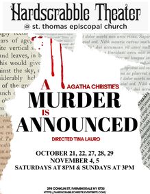 Agatha Christie's A Murder is Announced show poster