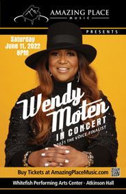 Wendy Moten in Concert show poster