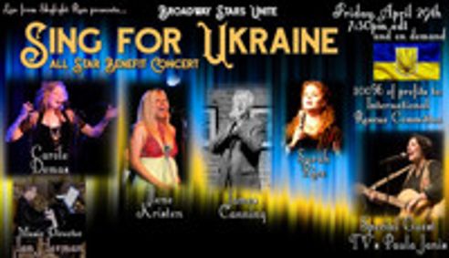 Sing for Ukraine show poster