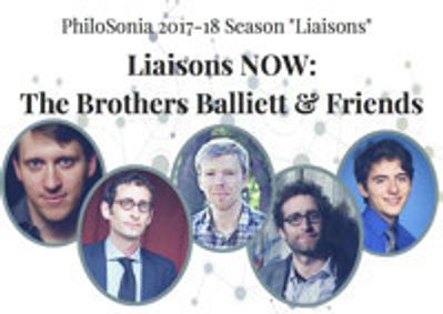 PhiloSonia presents Liaisons NOW:The Brothers Balliett & Friends show poster