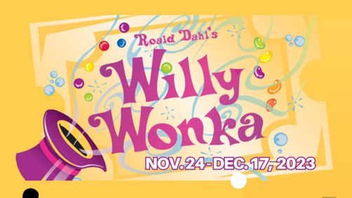 ROALD DAHL’S WILLY WONKA show poster