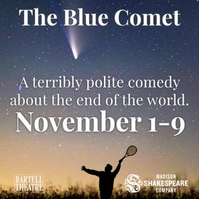 The Blue Comet show poster