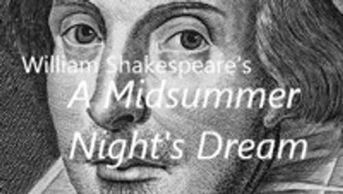 A Midsummer Night's Dream show poster