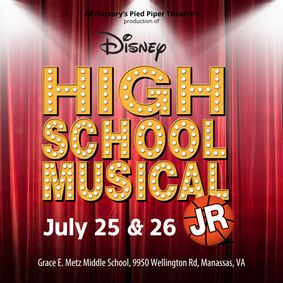 High School Musical Jr. presented by ARTfactory's Pied Piper Theatre Intensive show poster