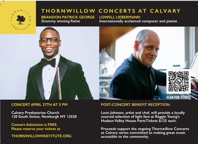 Free Thornwillow Concerts at Calvary show poster
