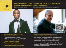 Free Thornwillow Concerts at Calvary