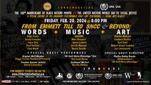 From Emmett Till To SNCC & Beyond: Words + Music + Art