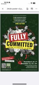 Fully Committed show poster