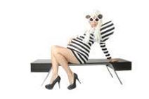 Athena Reich as Lady Gaga in #ARTBIRTH