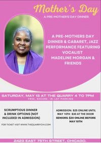 Chicago Cabaret Week - Pre-Mother’s Day Dinner Show show poster