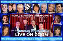 Harold Sanditen's Open Mic Party - Live on Zoom