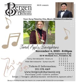 88th Season Bergen Philharmonic Young Artist Concert show poster