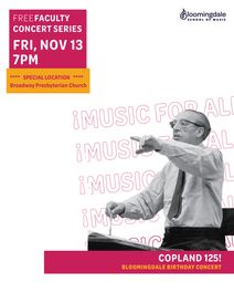 BSM 61st Birthday Concert: Copland 125!