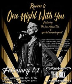 Raven O - One Night With You show poster