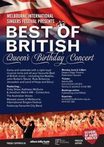 Best of British - Queen’s Birthday Concert